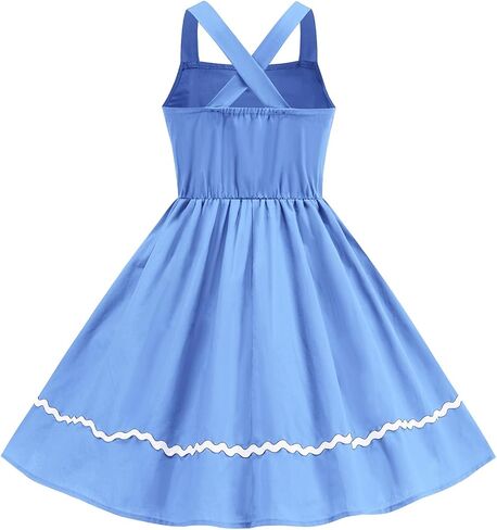 1950s فساتين خمر للفتيات 50s Bowknot حزام 40's 50's نمط اللباس للأطفال 1960s أودري هيبورن روكابيلي سوينغ اللباس in Kuwait