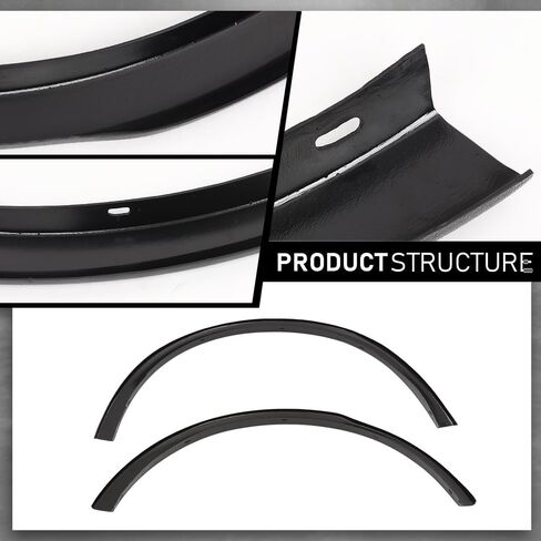 Wheel Arch Molding Fender Flare Kit Black ABS Compatible with Subaru Outback 2015-2019 E201SAL000, 037815, 037815LR, 037815RR in Saudi Arabia