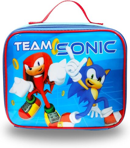 Sonic the Hedghehog Lunch Box for Boys Set - Bundle with Sonic Lunch Bag, Water Bottle, Stickers, More | Sonic the Hedgehog Lunch Bag for Kids School in Saudi Arabia