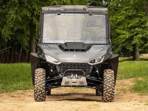زجاج أمامي قابل للطي 3 في 1 مقاوم للخدش من SuperATV لعام 2022+ Segway Fugleman، مفتوح أو مهووس أو مغلق بالكامل، 1/4 بوصة من البولي كربونات أقوى 250 مرة من الزجاج، صنع في الولايات المتحدة الأمريكية in Saudi Arabia