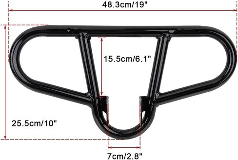 PSLER Hawk 250 Carsh Bar - Motorcycle Engine Guard Collision Avoidance Bumper for Hawk 250/Hawk 250 CC,1 PCS in Saudi Arabia