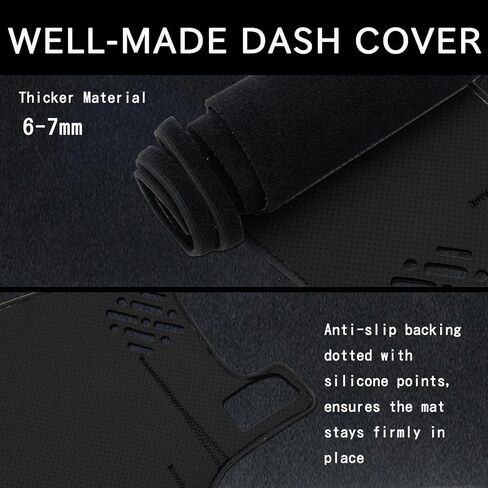 Dash Cover for 2022-2025 2026 Toyota Corolla Cross Accessories,Polyester Dashboard Cover for Corolla Cross, Non-Slip Dash Mat No Glare UV Rays Protector Dash Pad in Saudi Arabia