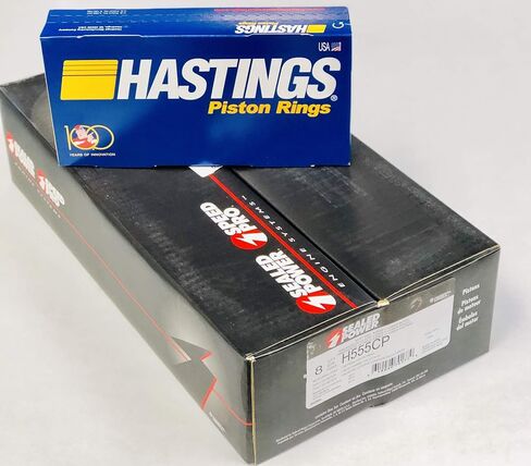 H555CP30 تنورة مغلفة مفرطة التوتر ومكابس علوية مسطحة وحلقات مولي متوافقة مع Ford 351C. (+.030 بوصة أو 4.030 بوصة قطر التجويف.) in Saudi Arabia