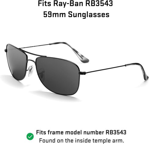 عدسات بديلة Revant لـ Ray-Ban RB3543 مقاس 59 مم in Saudi Arabia