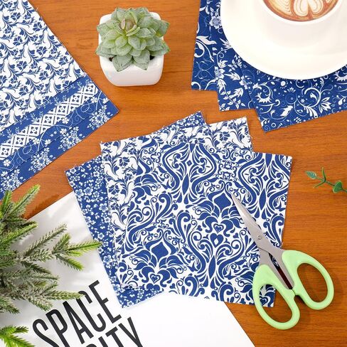 Whaline 60Pcs Flower Cotton Fabric Bundles Black White Floral Fat Quarters Flower Leaves Sewing Fabrics for DIY Handmade Crafting, 10 x 10 Inch in Saudi Arabia