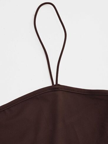 CIDER Oberteile Damen Langarmshirt Durchsichtiges توب قصير سليم صالح التمهيد Ausschnitt Cami Set Figurbetont in Saudi Arabia