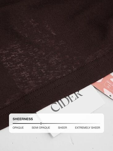 CIDER Oberteile Damen Langarmshirt Durchsichtiges توب قصير سليم صالح التمهيد Ausschnitt Cami Set Figurbetont in Saudi Arabia