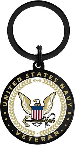 Navy Veteran Gifts, Navy Veteran Keychain for Men Women Birthday Christmas Valentines Day Easter Gifts in Saudi Arabia