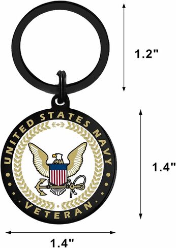 Navy Veteran Gifts, Navy Veteran Keychain for Men Women Birthday Christmas Valentines Day Easter Gifts in Saudi Arabia
