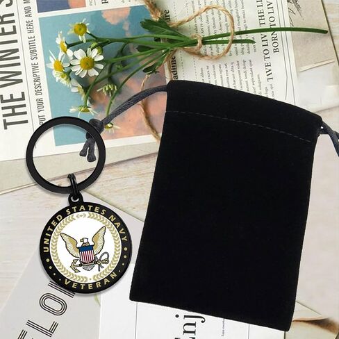 Navy Veteran Gifts, Navy Veteran Keychain for Men Women Birthday Christmas Valentines Day Easter Gifts in Saudi Arabia