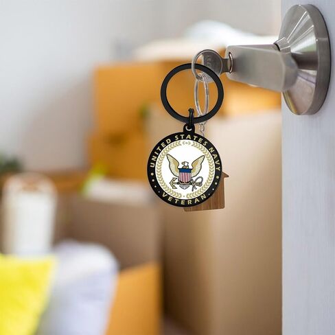 Navy Veteran Gifts, Navy Veteran Keychain for Men Women Birthday Christmas Valentines Day Easter Gifts in Saudi Arabia