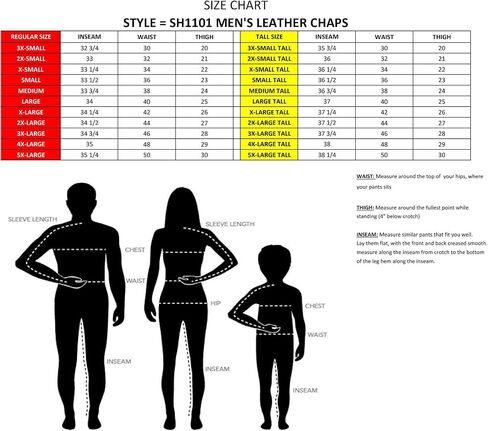 Milwaukee Leather Men's Premium Leather Motorcycle Lined Bikers Riders Chap SH|LKM|MLM - Small-Tall - Small-Tall in Saudi Arabia
