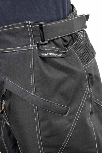 Milwaukee Leather MPM5729 Men's Black Tri-Tex Fabric Motorcycle Rider Pants w/CE Armor Protection - 48 in Saudi Arabia