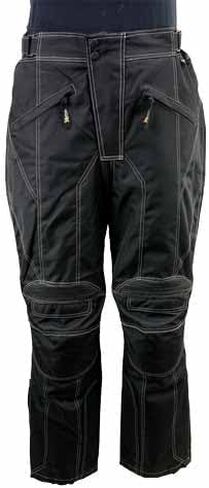 Milwaukee Leather MPM5729 Men's Black Tri-Tex Fabric Motorcycle Rider Pants w/CE Armor Protection - 48 in Saudi Arabia
