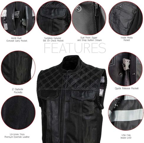 Milwaukee Leather MPM5729 Men's Black Tri-Tex Fabric Motorcycle Rider Pants w/CE Armor Protection - 48 in Saudi Arabia