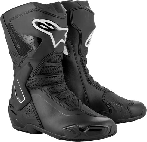حذاء Alpinestars Stella SMX-6 V3 للدراجات النارية، حماية عالية السرعة والراحة - معتمد من CE، مزلقات أصابع القدم قابلة للاستبدال، حماية معززة للكاحل، تصميم مسامي وخفيف الوزن in Kuwait