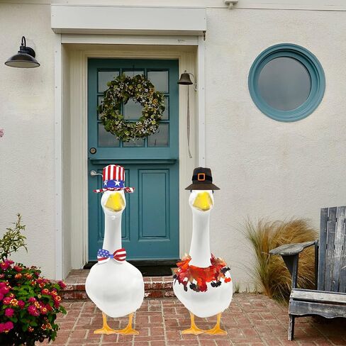 Poseable Goose Wings for Porch Lawn Goose Outfit Accessories Clothing Porch Clothes for Patio Yard Lawn Decor in Saudi Arabia
