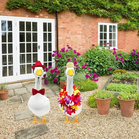 Poseable Goose Wings for Porch Lawn Goose Outfit Accessories Clothing Porch Clothes for Patio Yard Lawn Decor in Saudi Arabia