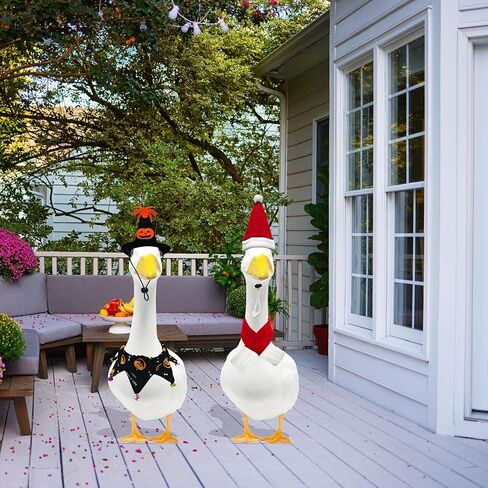 Poseable Goose Wings for Porch Lawn Goose Outfit Accessories Clothing Porch Clothes for Patio Yard Lawn Decor in Saudi Arabia