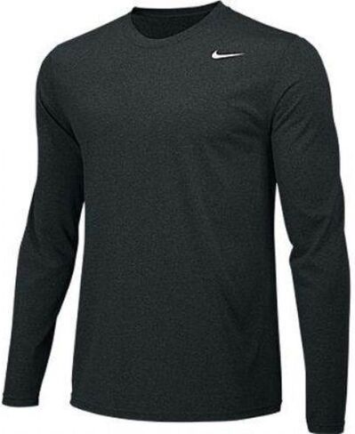 Nike Boys Legend Long Sleeve Athletic T-Shirt (Black, Youth Small) in Saudi Arabia