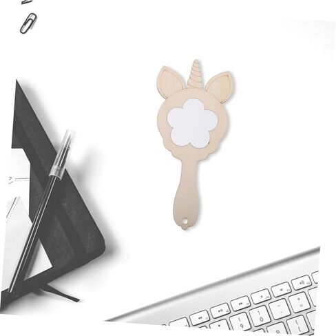 DOITOOL 1set Handheld Mirror Craft for Boys and Girls Unfinished Mirrors Gems and Mini Markers for Painting and Creative Fun for Birthdays and Holidays in Saudi Arabia