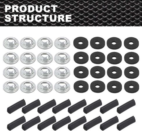 Satin Black Finish Hood Louver Ornament Set Compatible With Chevy Camaro Z28 & IROC 1985-1990 Left and Right Hood Louver Inserts 748557 in Saudi Arabia