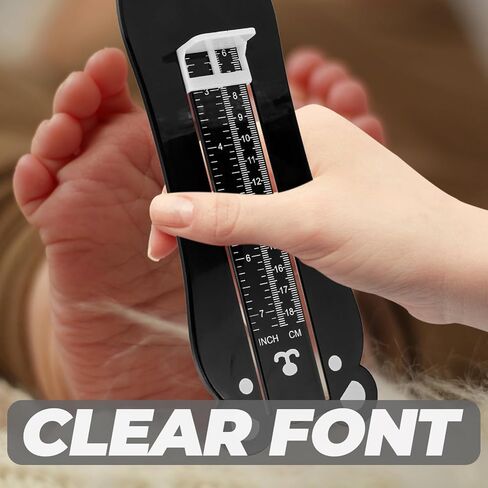 NOLITOY Foot Measuring Device Accurate Shoe for Years Easy to Use Foot Gauge Tool for Home Smooth Touching Safe Measurement for Boys in Saudi Arabia