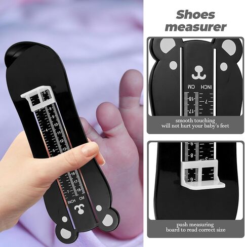 NOLITOY Foot Measuring Device Accurate Shoe for Years Easy to Use Foot Gauge Tool for Home Smooth Touching Safe Measurement for Boys in Saudi Arabia
