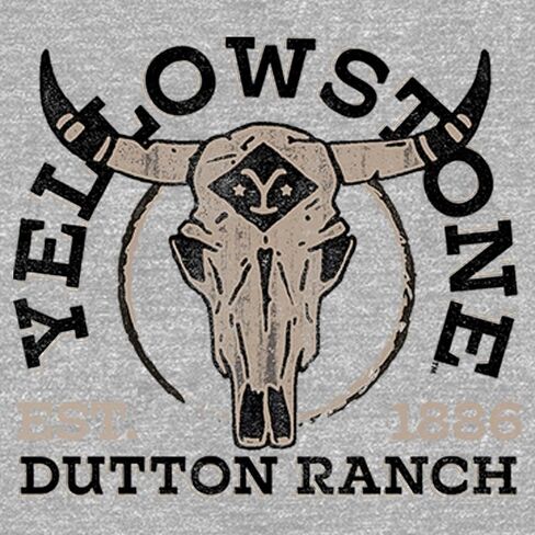 Yellowstone Women's Size Dutton Ranch Junior's Plus V-Neck Tee Shirt in Kuwait