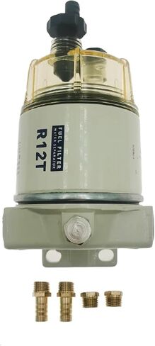 1Pcs R12T Fuel/Water Separator Complete Assembly Filter Diesel Engine For 140R 120AT Automotive Parts Filter(R12T filter) in Saudi Arabia