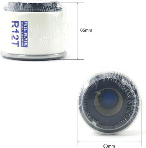 1PC/2PCS Fuel Filter Element R12S R12T Oil Water Separator Turbine Diesel Engine Racor for 140R 120AT S3240 NPT ZG1/4-19(2PCS) in Saudi Arabia