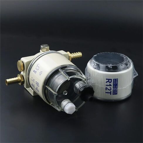 1PC/2PCS Fuel Filter Element R12S R12T Oil Water Separator Turbine Diesel Engine Racor for 140R 120AT S3240 NPT ZG1/4-19(2PCS) in Saudi Arabia