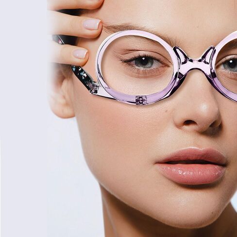 OREUDO Magnifying Makeup Glasses for Women & Men HD Flip Down Lenses for Eyeliner, Mascara, Reading in Saudi Arabia
