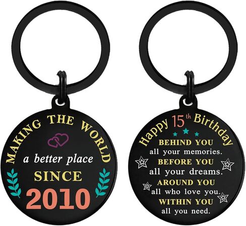 هدايا عيد ميلاد عمرها 15 عامًا - سلسلة مفاتيح عيد ميلاد ولدت في عام 2009 - هدايا عيد الميلاد الخامس عشر للأولاد والبنات in Kuwait