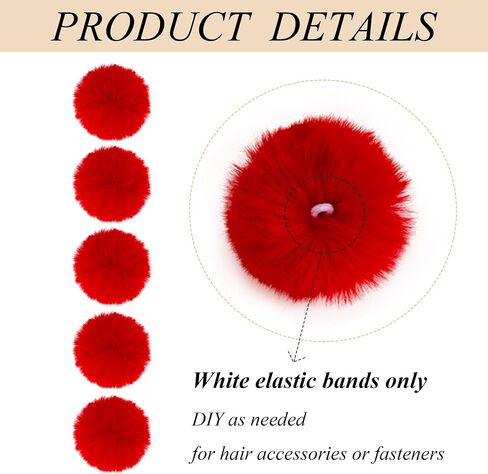 8PCS Clown Costume Accessories Lace Neck Ruffle Collar Wrist Cuff Red Pom Poms Women Halloween Clown Dress up Cosplay in Saudi Arabia