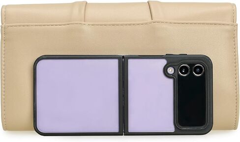 Women Evening Bag Dressy Formal Handbag Pleated PU Clutch Purse for Wedding/Prom/Party/Black-tie Events in Kuwait