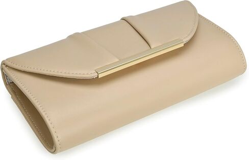 Women Evening Bag Dressy Formal Handbag Pleated PU Clutch Purse for Wedding/Prom/Party/Black-tie Events in Kuwait