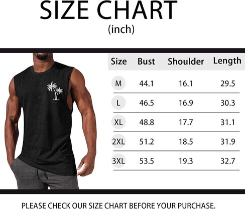 Mens Tank Tops Summer Beach Sleeveless Graphic Tank Tops Tropical Hawaiian Print Tank Tops in Saudi Arabia