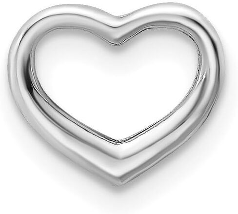 14K Gold Mini Floating Heart Slide in Saudi Arabia