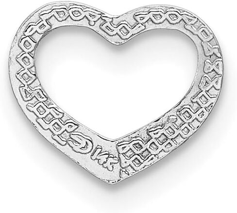14K Gold Mini Floating Heart Slide in Saudi Arabia