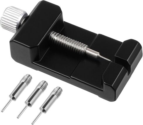 Watch Link Removal Tool 1.1Inch Width Watch Band Remover Tool with 3 Spare Thimbles Chain Link Pin Remover for Adjust Wristwatch Bracelet Wristwatch Repair in Saudi Arabia