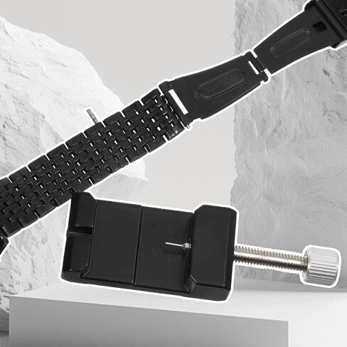 Watch Link Removal Tool 1.1Inch Width Watch Band Remover Tool with 3 Spare Thimbles Chain Link Pin Remover for Adjust Wristwatch Bracelet Wristwatch Repair in Saudi Arabia