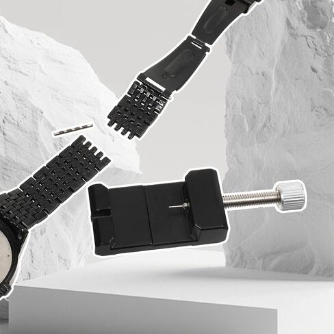 Watch Link Removal Tool 1.1Inch Width Watch Band Remover Tool with 3 Spare Thimbles Chain Link Pin Remover for Adjust Wristwatch Bracelet Wristwatch Repair in Saudi Arabia