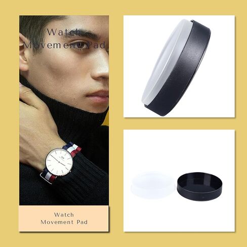75mm Watch Case Casing Cushion Tool, Transparent Soft Rubber Non Slip Watch Movement Cushion Pad Holder, Watch Repair Tool for Repair Watches in Saudi Arabia
