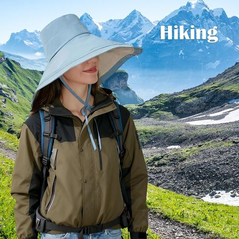 Women Bohemian Reversible Sun Hat Wide Brim Fishing Hats in Saudi Arabia