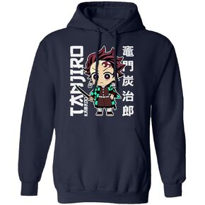 سويت شيرت بقلنسوة للجنسين من RIVEBELLA Tanjiro Kid Slayers Anime Manga Demon in Kuwait