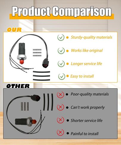BC3Z-9S599-C Fuel Pressure Sensor with Repair Wiring Fits for 2011-2016 Ford F-250,F-350,F-450,F-550Super Duty Replaces BC3Z-9S599-C,BC3Q-9S599-BA,BC3Q-9S599-AB,BC3Q-9S599-AC,BC3Z-9S599B,BC3Z-9S599A in Saudi Arabia
