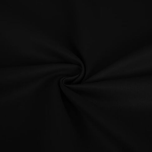 ستائر سوداء بطول 96 بوصة لغرفة النوم، ستائر سوداء معزولة حراريًا مكونة من لوحتين، ستائر طويلة لنوافذ غرفة المعيشة ذات حلقات معدنية صلبة، عرض 52 × طول 96 in Kuwait