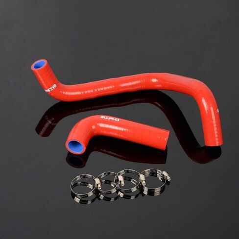 G-PLUS Silicone Radiator Coolant Hose Kit Clamps Compatible With Kawasaki KXF250 KX250F 2009-2013 Black in Saudi Arabia