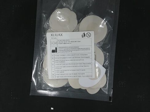 100 Pieces Pasties Nipple Covers for Women Disposable Nipple Covers Invisible Breast Petals for Dress Seamless Comfort Beige in Kuwait